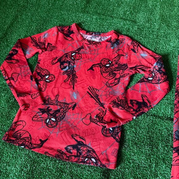 Bundle Pokemon Pikachu & Marvel Spiderman Two Pieces Pajama Set Kids Size 10 - Picture 10 of 15